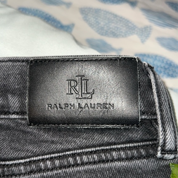 RALPH LAUREN BLACK CAPRIS JEANS IN NEW CONDITION! - Picture 2 of 5